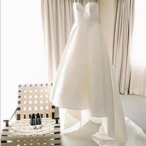 Pronovias Wedding Dress (Ivory) with the Veil